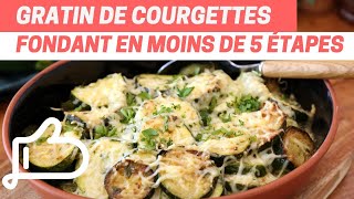 Recette Facile et Délicieuse  Gratin de Courgettes Fondant 🧀🥒  Cuisine Maison Express [upl. by Nomyad376]