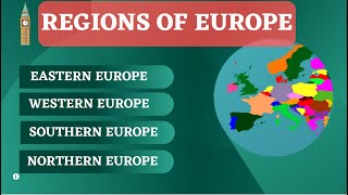 FOUR SUBREGIONS OF EUROPE [upl. by Yorgos118]