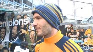 EXCLUSIVE David Beckham interview on decision to leave LA Galaxy [upl. by Kylah]