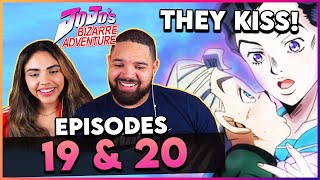 KOICHI and YUKAKO KISS  Jojos Bizarre Adventure Part 4 Reaction Episode 19 amp 20 [upl. by Tullius]