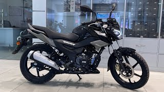 Tvs Raider 125cc 2024 Single Seat New Model Full Black Detailed Review In Hindi  Family Bike [upl. by Cann]