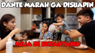 DANTE JATUHIN NASI KE MEJA KARENA GA DISUAPIN PAS LAGI MAKAN [upl. by Elgna890]