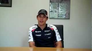 Bruno Senna fala sobre GP da Inglaterra [upl. by Amaerd]