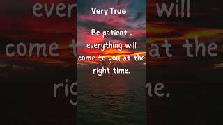 QUOTE 59  Very True bepatient righttime happy [upl. by Treharne]