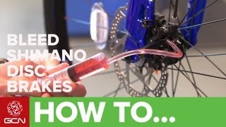 How To Bleed Shimano Hydraulic Disc Brakes [upl. by Ettolrahs]