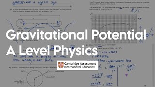 Gravitational Potential Questions  A Level Physics  Formulas Key Words Graphs [upl. by Crow]