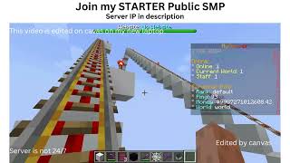 My Starter SMP JOIN NOW [upl. by Ahsille]