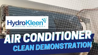 HydroKleen Air Conditioner Clean Demonstration [upl. by Calvo]