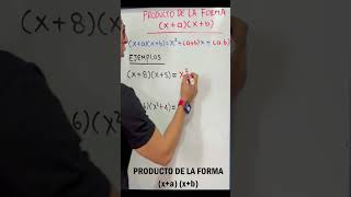 EJEMPLO DEL PRODUCTO NOTABLE XAXB PARTE 1 maths education teacher matemática profesor [upl. by Charlean615]