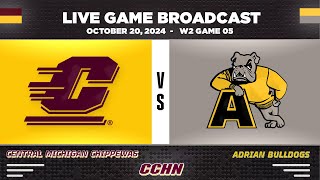 102024 W2 Central Michigan Chippewas at Adrian Bulldogs [upl. by Layne]