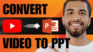 How to Convert YouTube Video to PowerPoint Slides 2024 [upl. by Lenor]