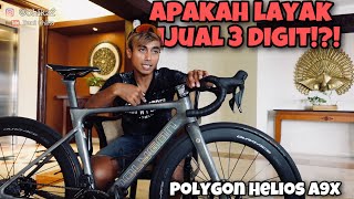 REVIEW SEPEDA BALAP TERBAIK YANG PERNAH DIBUAT DI INDONESIA POLYGON HELIOS A9X [upl. by Enirroc]