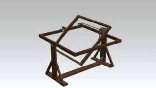 rotational casting machine simulation [upl. by Orly]