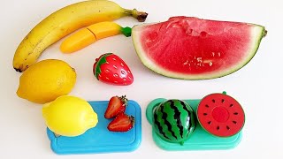 Cutting Plastic Fruit Watermelon and Vegetable ASMR [upl. by Flatto]