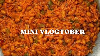 VLOGTOBER  HOW TO MAKE CHAKALAKA SOUTH AFRICAN DISH foryou exlore cooking youtubeshorts fyp [upl. by Buffum]