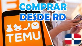 COMO COMPRAR EN TEMU DESDE REPUBLICA DOMINICANA [upl. by Annaor]