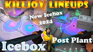 Top 15 New Icebox Killjoy Post Plant Lineups  Killjoy Lineups Icebox  KJ Setups Icebox [upl. by Wendy]