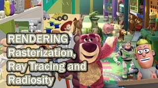 What is Rendering  Rasterization Ray Tracing Radiosity [upl. by Stefan]