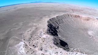 The Spectacular Meteor Crater in Arizona filmed by drone [upl. by Asiul]