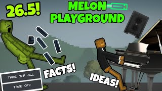 MELON PLAYGROUND 265 NEW SECRET AND FACTS‼️  MELON PLAYGROUND [upl. by Booth]