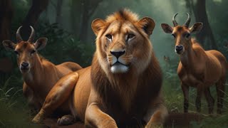 The Lion and Goat Friendship Jungle Story  Bedtime Kids Animted Cartoon  Ultimate Recap Cartoon [upl. by Esme]