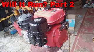 Restoration Complete Honda Snowblower GX240 Engine Part 2 [upl. by Noelopan]