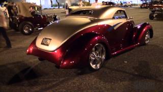 1937 Ford Coupé Custom Street Rod at Mixtecas Cruise nights [upl. by Zetnas]