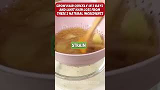 2Ingredient Hair Growth Serum for Thicker Longer Hair hairgrowth hairloss flaxseedforhair [upl. by Enelyam]