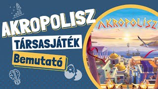 Akropolisz🏛️ társasjáték bemutató [upl. by Lister]