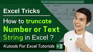 How to truncatetrim digit or text string with Kutools For Excel [upl. by Attenwahs]