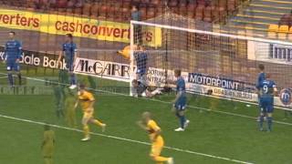 Tom Hateley Goal Motherwell 41 Inverness CT 02092012 [upl. by Hagi713]