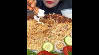 ASMR EATING MANDI RICE PERI PERI AL FAHAM MUTTON MANDI MAYO SALAD [upl. by Ginelle]