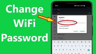 How to Change Your WiFi Password Using Your Phone  Howtosolveit [upl. by Eelarol699]