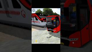 Train 🚆 VS Scania Metrolink Seater Bus Mod aftabthesmart shorts [upl. by Notled]