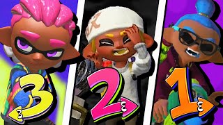 Splatoon 3 but if I Lose I Play The Previous Game [upl. by Alket276]