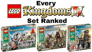 Every LEGO Kingdoms 20102012 Set Ranked [upl. by Marb]