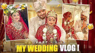 Big day😍My wedding vlog  Part 1  Paras thakral [upl. by Trovillion]