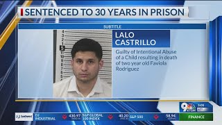 Lalo Castrillo sentenced to 30 years in prison for intentional child abuse [upl. by Katy]