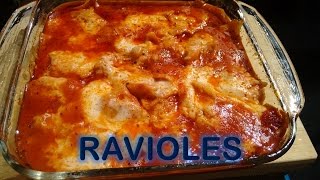 CÓMO PREPARAR RAVIOLES DE QUESO EN SALSA ROJA GRATINADO 🎄 PASTA NAVIDEÑA YOUTUBE [upl. by Anovad330]