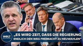 STATT WIRTSCHAFTSWENDE DAS AMPELENDE Markus Söder fordert Neuwahlen  CDU schließt sich an [upl. by Cung24]