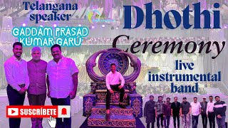 Dhoti ceremony  Live Instrumental Band  Welcome Entry  Rajuentertainers  Events by Vijay [upl. by Rramel]