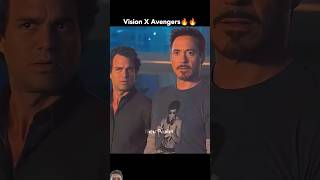 Vision conversation with Avengers after created by Thor and Tony Stark 🔥🥶shorts ytshorts marvel [upl. by Jessamine426]