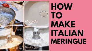 How To Make Italian Meringue [upl. by Enitsirhk880]