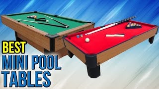 7 Best Mini Pool Tables 2017 [upl. by Drawde]