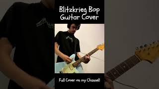 Blitzkrieg Bop Guitar Cover Ramones  Leandro Brito Full Cover on My Channel shorts [upl. by Perni]