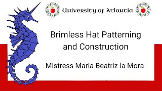 Brimless Hat Patterning and Construction [upl. by Anthe544]