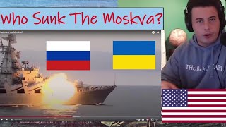 American Reacts What sunk the Moskva [upl. by Adnoluy]