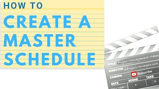 How to Create a Master Schedule with MS Project [upl. by Kcitrap]