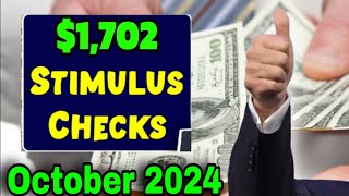 1702 Stimulus Checks 2024 Stimulus Check for Everyone 1702 Check October 2024 Alaska [upl. by Ormiston151]