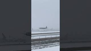 Everts Air Cargo Douglas DC6 departing runway 33 anchorageairport aviation evertsaircargo [upl. by Ymerej]